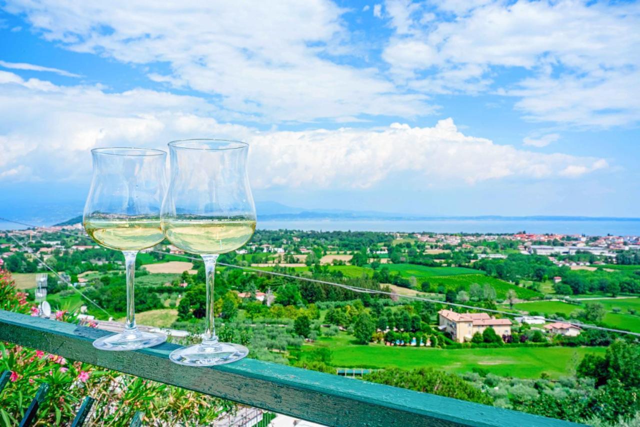 Piscina Panoramica - La Casa Volante Villa Soiano del Lago Kültér fotó