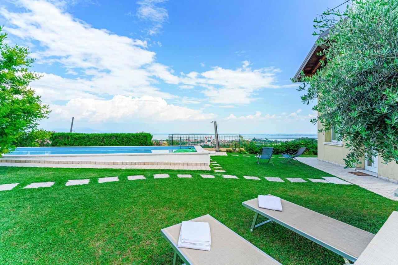 Piscina Panoramica - La Casa Volante Villa Soiano del Lago Kültér fotó