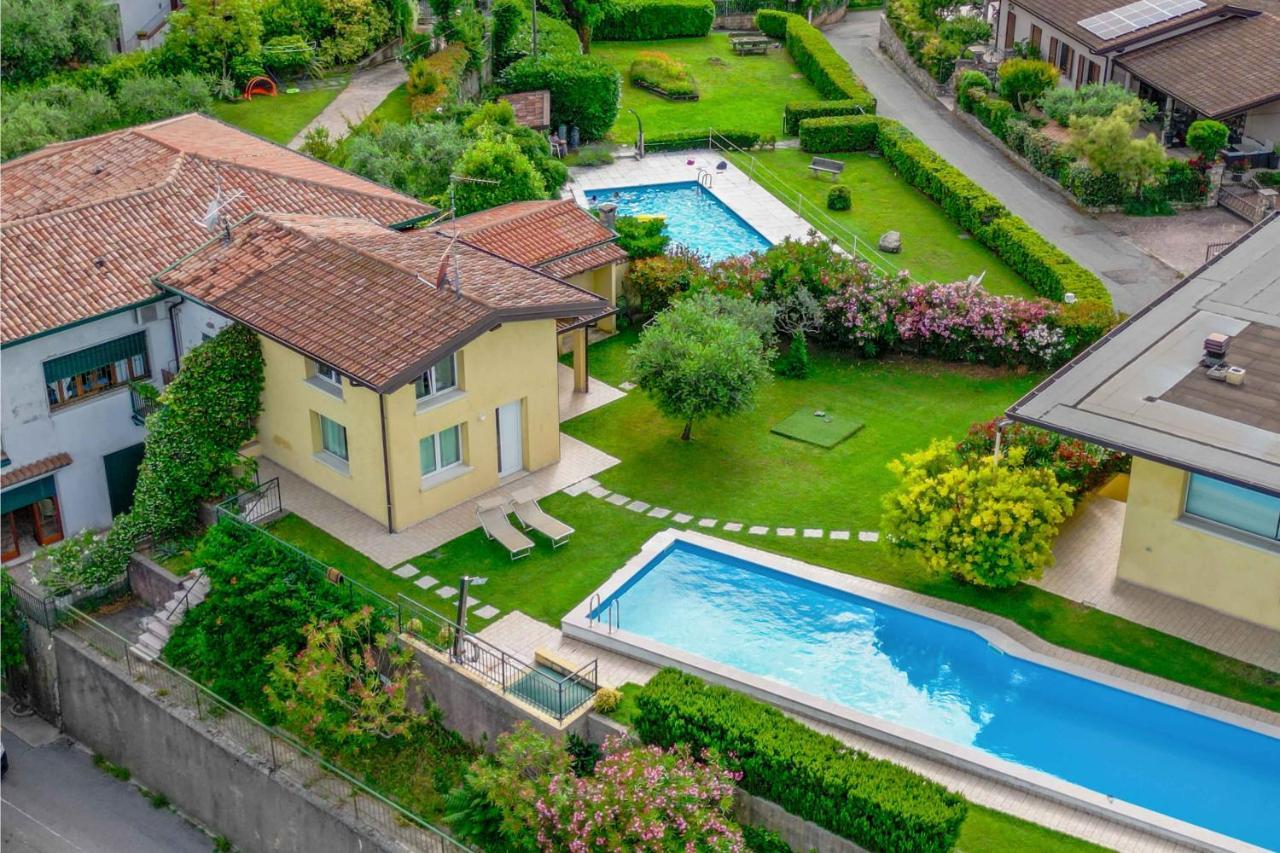 Piscina Panoramica - La Casa Volante Villa Soiano del Lago Kültér fotó